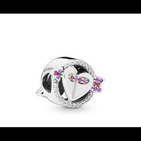 Pandora Jewelry - NWOT pandora sparkling arrow and heart charm